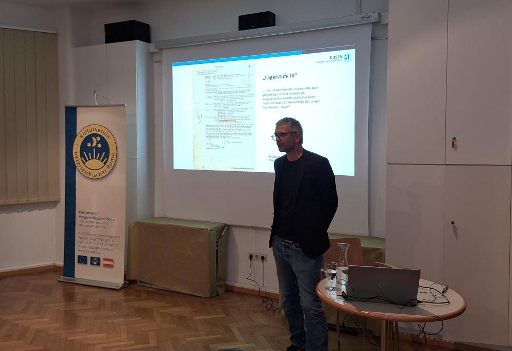 Robert Vorberg ist Kurator der KZ-Gedenkstätte Mauthausen und Mitglied der Projektleitung für die Erweiterung der KZ-Gedenkstätte Gusen.