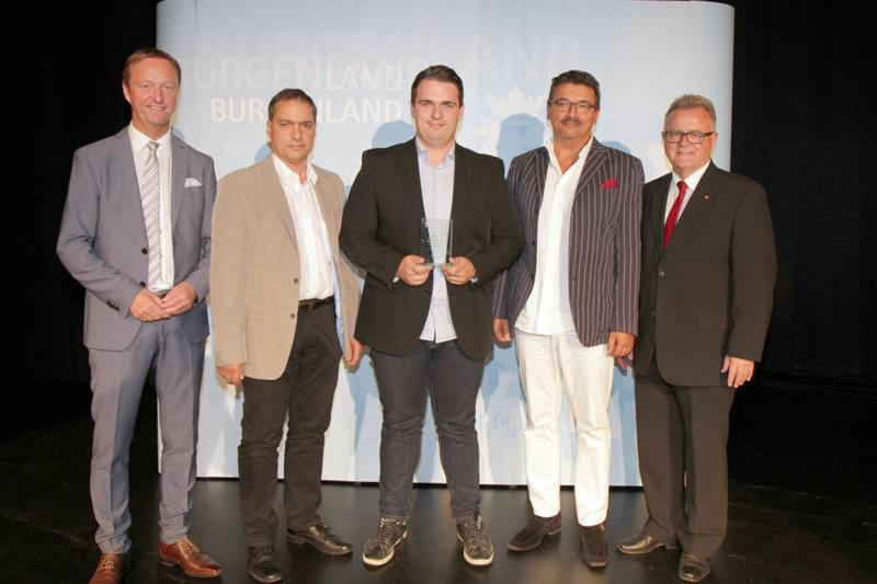 v.l.: LH-STv. Johann Tschürtz, Andreas Sarközi, Alexander Sarközi, Christian Klippl, LH Hans Niessl