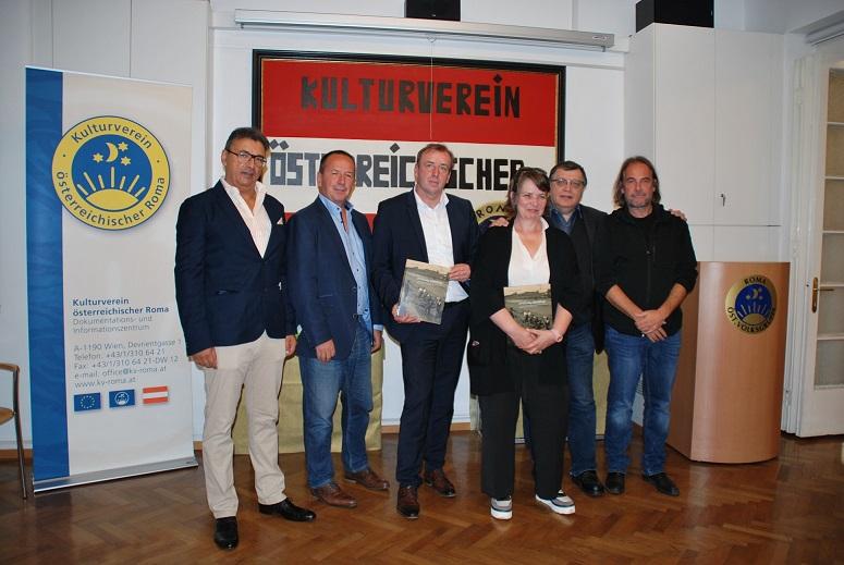 Christian Klippl, Christian Weninger, Bürgermeister Lackenbach, NR-Abg. Christian Drobits, Sabine Schweitzer, Gerhard Baumgartner, Peter Egelseer (v.l.).